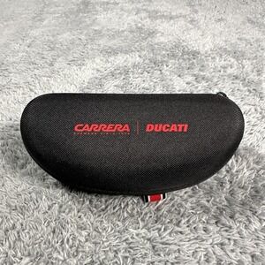 CARRERA DUCATI BLACK LARGE HARD ZIPPER AUTHENTIC EYEGLASSES SUNGLASSES CASE ONLY